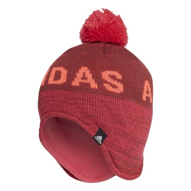 adidas Winter hat (pom-pom) LK Peruvian red Kids